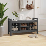 vidaXL Halbankje 80x40x60 cm massief grenenhout