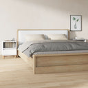 vidaXL Nightstand 40x35x50 cm white