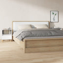 vidaXL Nightstand 40x35x50 cm white