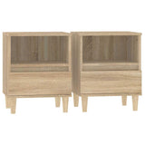 vidaXL Nightstand 40x35x50 cm white