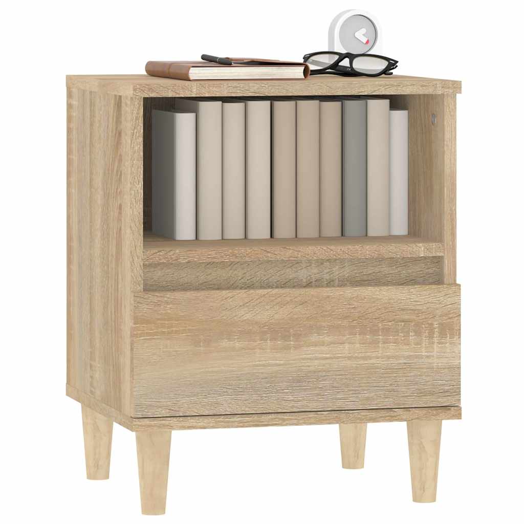 vidaXL Nightstand 40x35x50 cm white