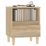 vidaXL Nightstand 40x35x50 cm white