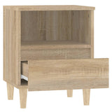 vidaXL Nightstand 40x35x50 cm white