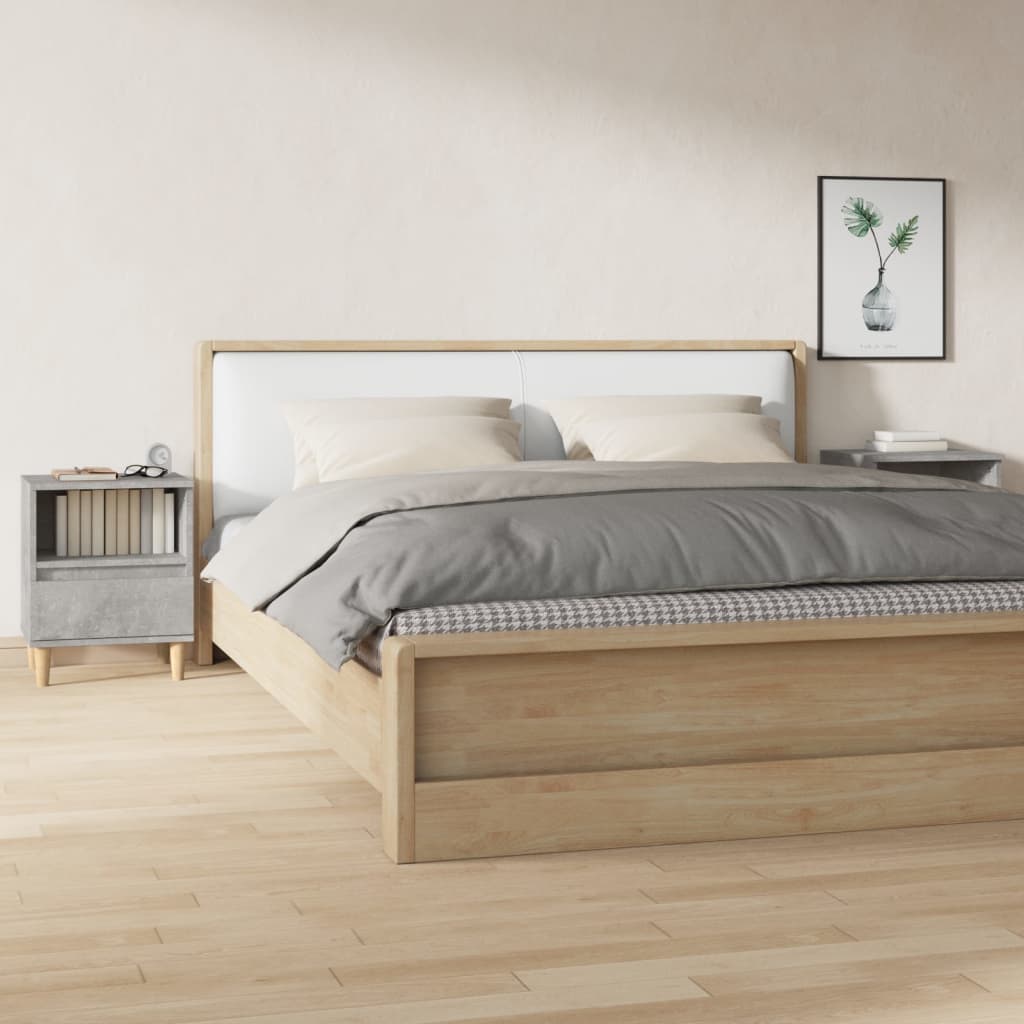 vidaXL Nightstand 40x35x50 cm white