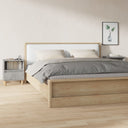 vidaXL Nightstand 40x35x50 cm white