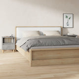 vidaXL Nightstand 40x35x50 cm white