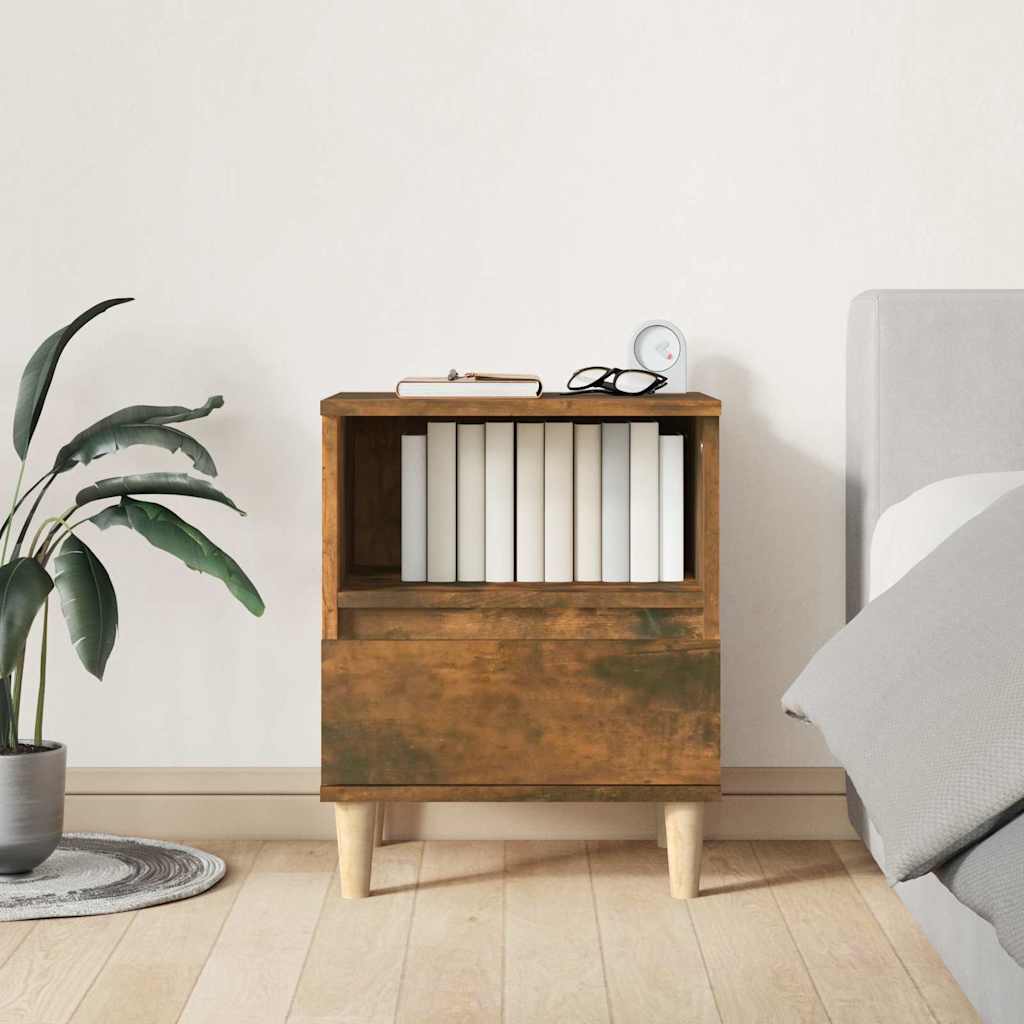 vidaXL Nightstand 40x35x50 cm white