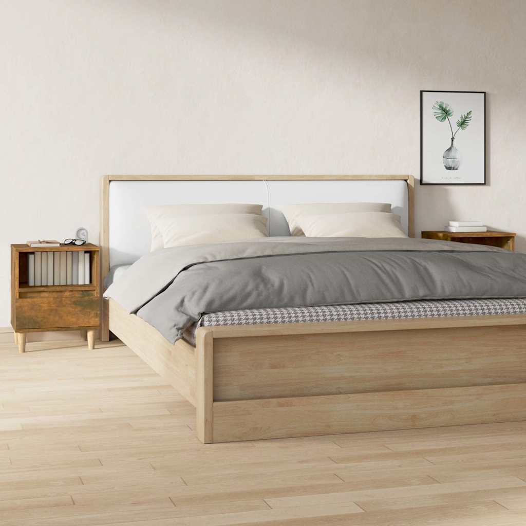 vidaXL Nightstand 40x35x50 cm white