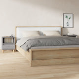 vidaXL Nightstand 40x35x50 cm white