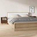 vidaXL Nightstand 40x35x50 cm white