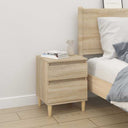 vidaXL Nightstand 40x35x50 cm white