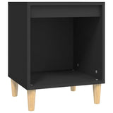 vidaXL Nachtkastje 40x35x50 cm bewerkt hout wit