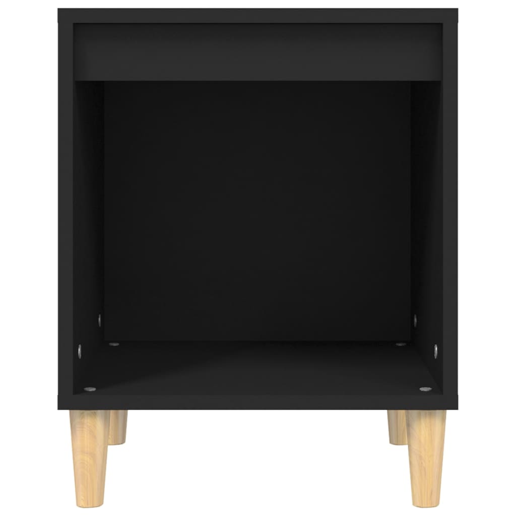 vidaXL Nachtkastje 40x35x50 cm bewerkt hout wit