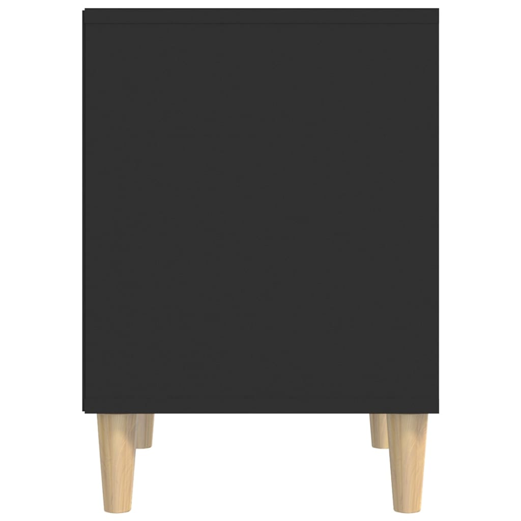 vidaXL Nachtkastje 40x35x50 cm bewerkt hout wit