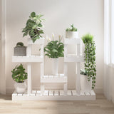 vidaXL Plantenstandaard 85x25x109,5 cm massief grenenhout