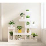 vidaXL Plantenstandaard 85x25x109,5 cm massief grenenhout