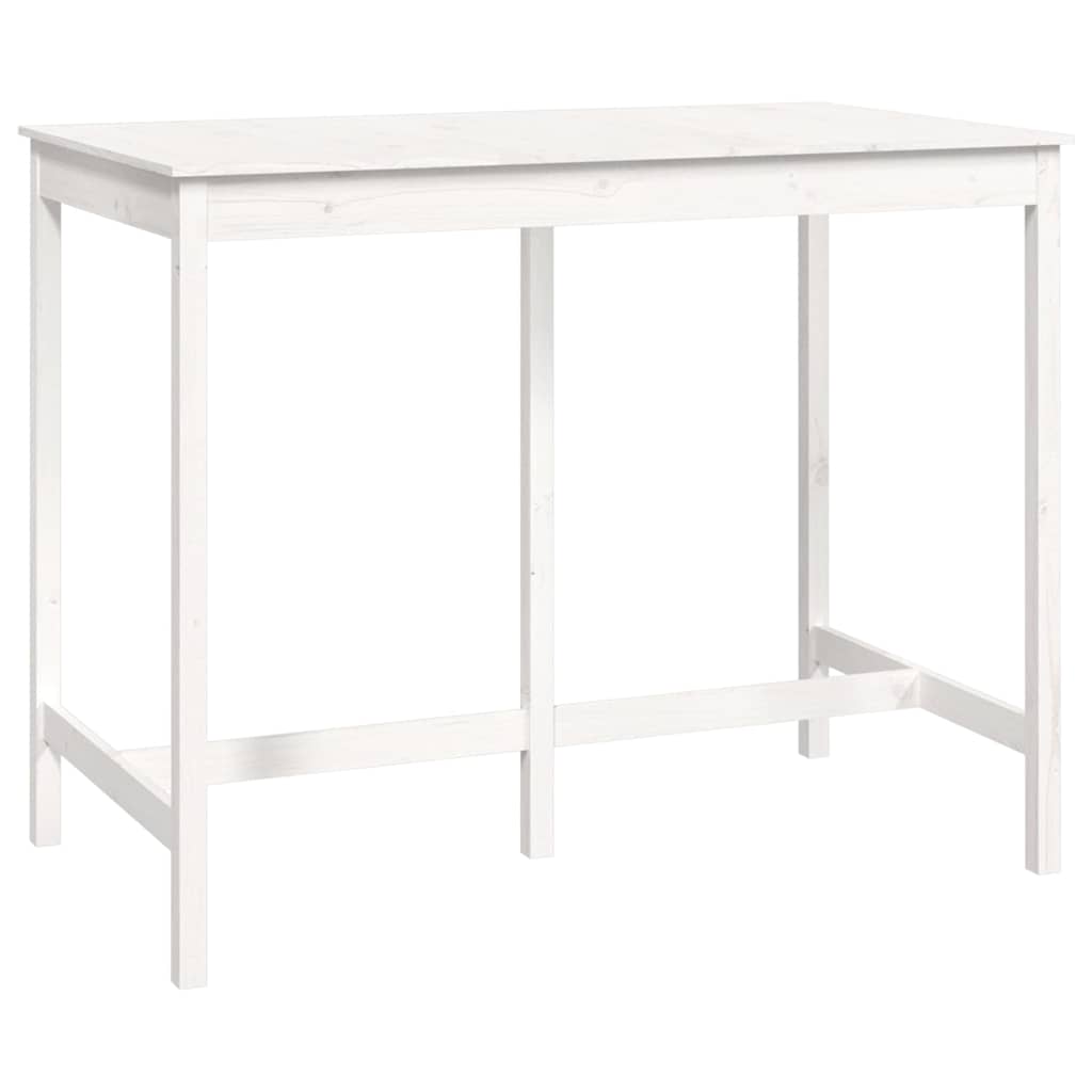 vidaXL Bar Table 140x80x110 cm Solid Pinewood