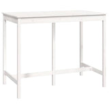 vidaXL Bar Table 140x80x110 cm Solid Pinewood