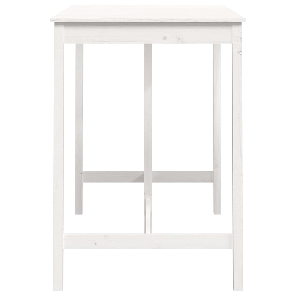 vidaXL Bar Table 140x80x110 cm Solid Pinewood