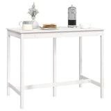 vidaXL Bar Table 140x80x110 cm Solid Pinewood