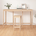 vidaXL Bar Table 140x80x110 cm Solid Pinewood