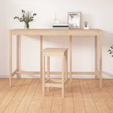 vidaXL Bar Table 140x80x110 cm Solid Pinewood