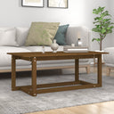 vidaXL Salontafel 110x55x45 cm massief grenenhout