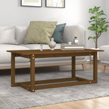 vidaXL Salontafel 110x55x45 cm massief grenenhout