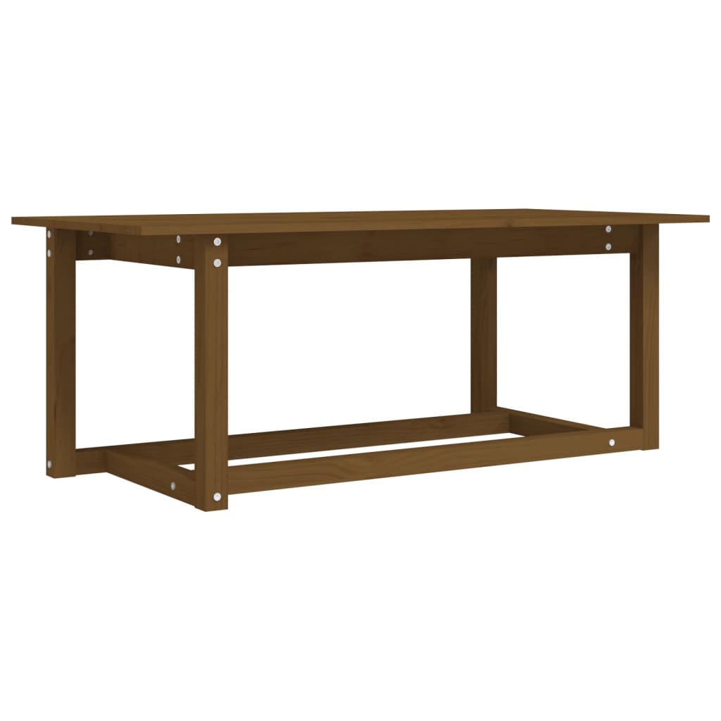 vidaXL Salontafel 110x55x45 cm massief grenenhout