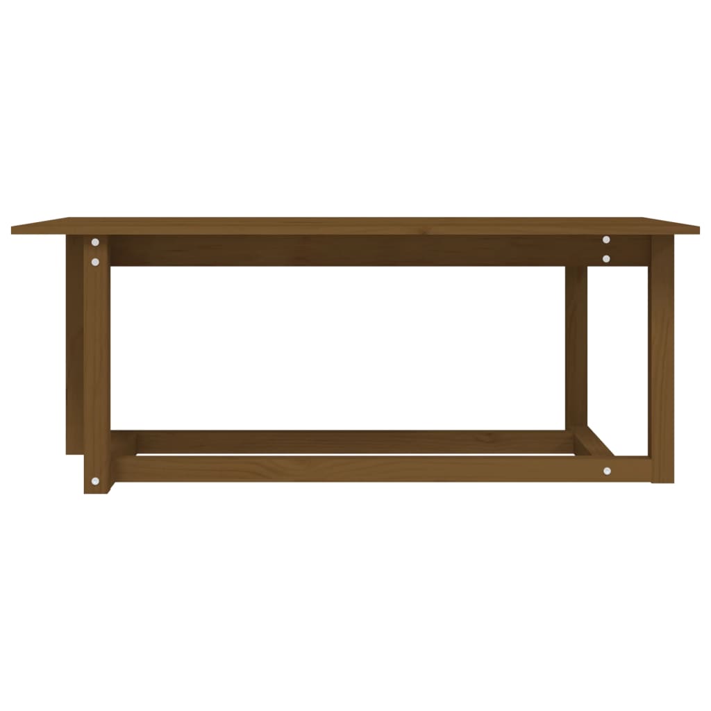 vidaXL Salontafel 110x55x45 cm massief grenenhout