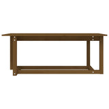 vidaXL Salontafel 110x55x45 cm massief grenenhout