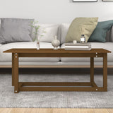 vidaXL Salontafel 110x55x45 cm massief grenenhout