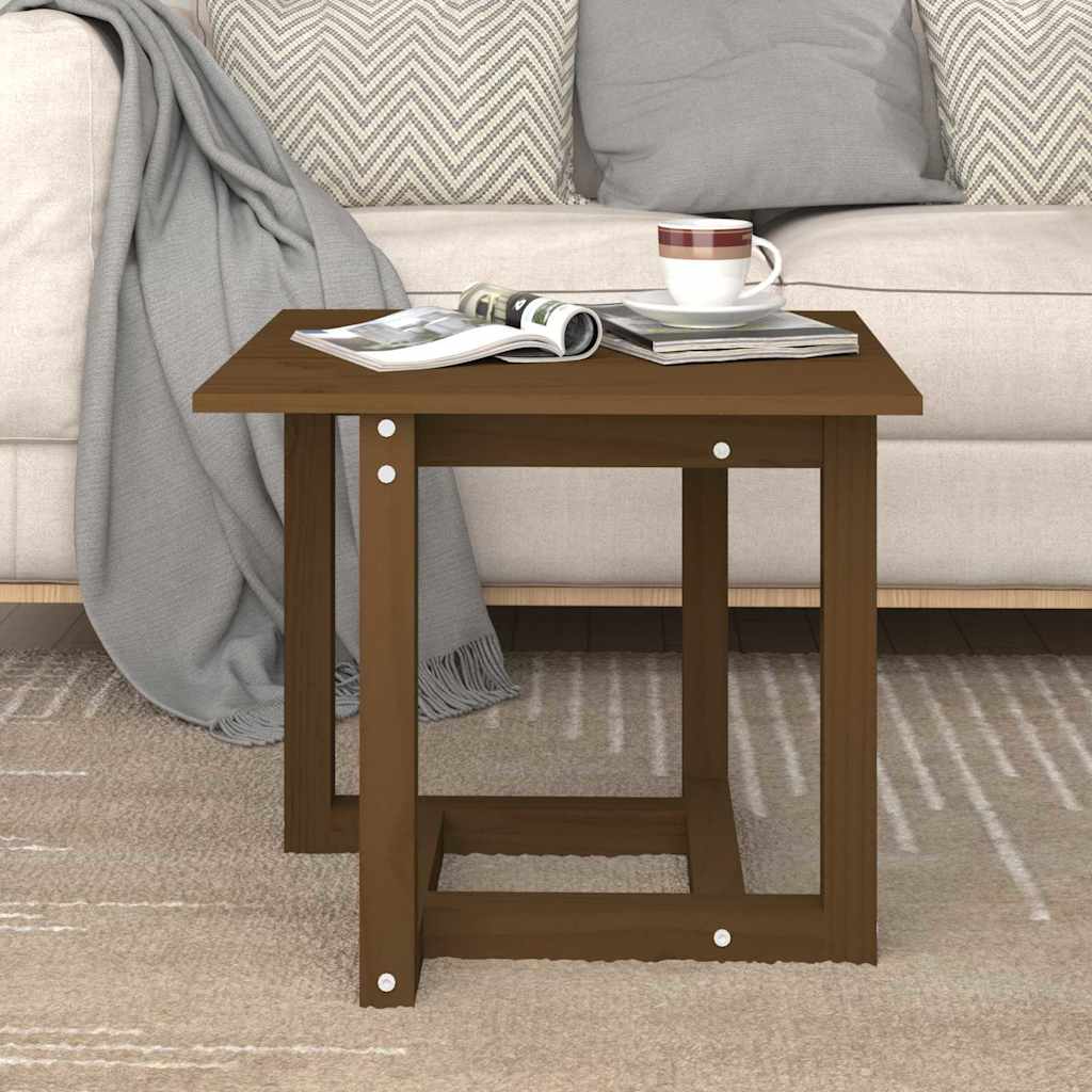vidaXL Salontafel 110x55x45 cm massief grenenhout