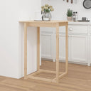 vidaXL Bartafel 60x60x110 cm massief grenenhout grijs
