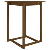 vidaXL Bartafel 60x60x110 cm massief grenenhout grijs