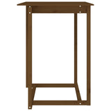 vidaXL Bartafel 60x60x110 cm massief grenenhout grijs