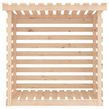 vidaXL Haardhoutrek 108x73x108 cm massief grenenhout