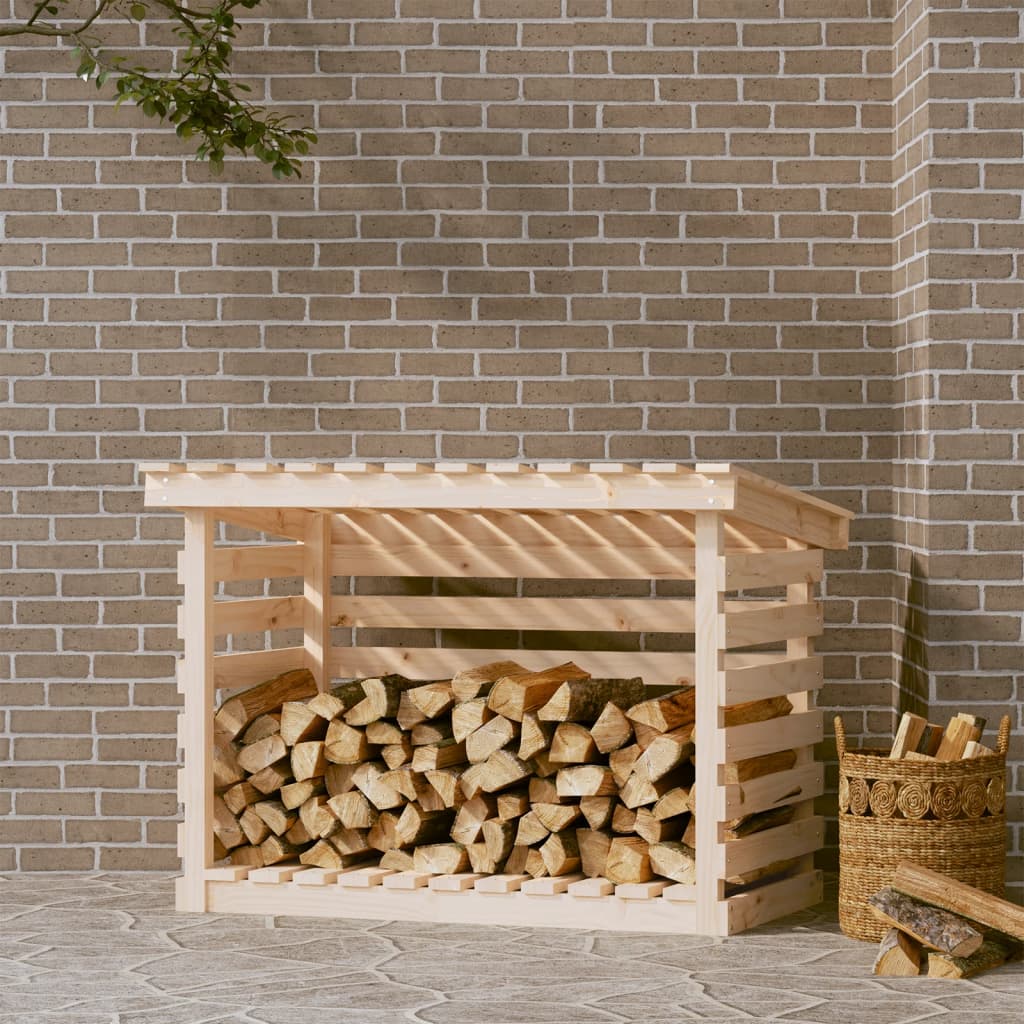 vidaXL Haardhoutrek 108x73x108 cm massief grenenhout