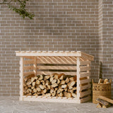 vidaXL Haardhoutrek 108x73x108 cm massief grenenhout