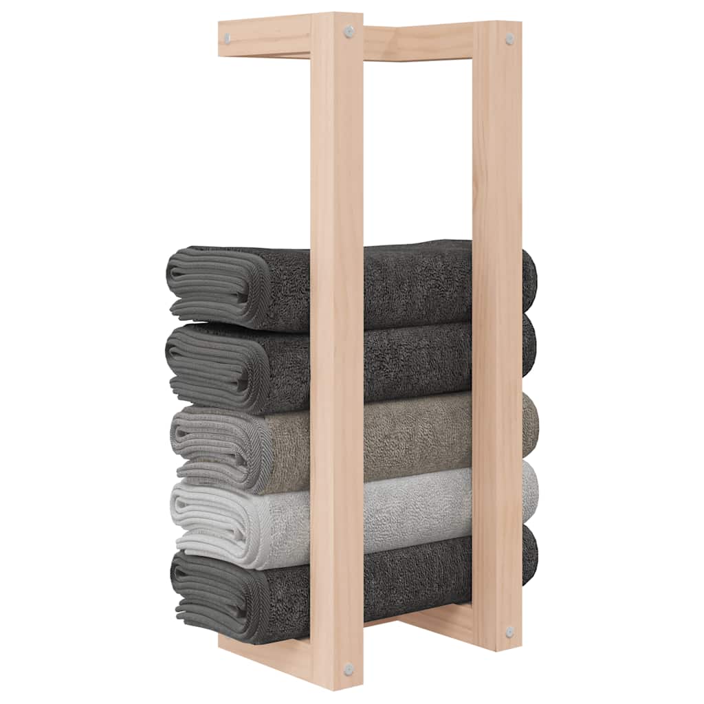 vidaXL Handdoekenrek 23x18x60 cm massief grenenhout