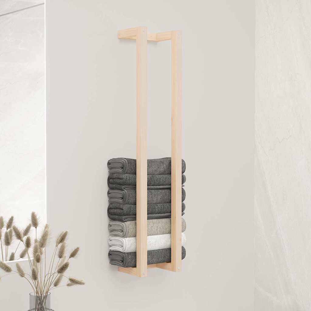 vidaXL Handdoekenrek 23x18x60 cm massief grenenhout