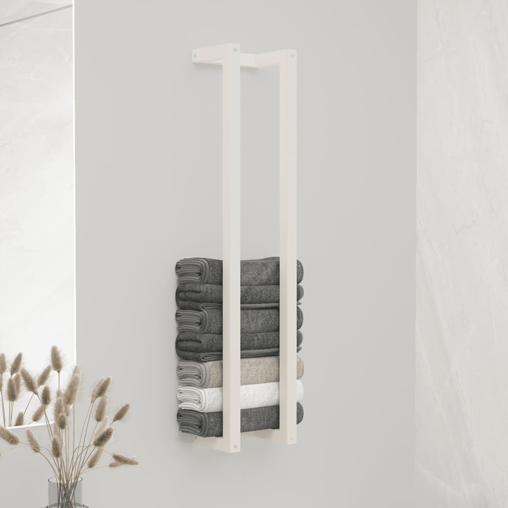vidaXL Handdoekenrek 23x18x60 cm massief grenenhout