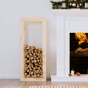 vidaXL Firewood Rack 41x25x100 cm Solid Pine