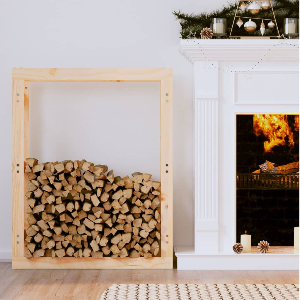 vidaXL Firewood Rack 41x25x100 cm Solid Pine