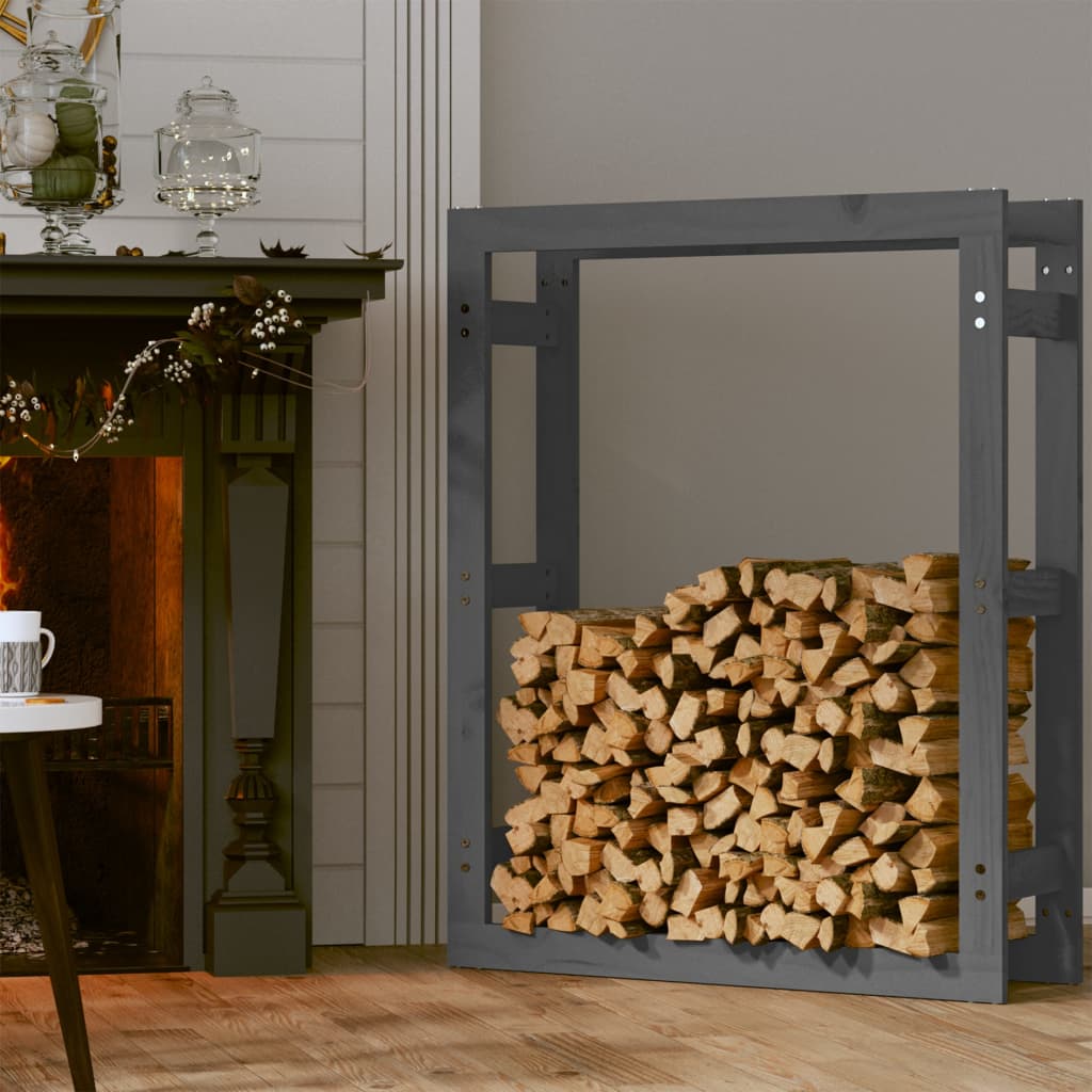 vidaXL Firewood Rack 41x25x100 cm Solid Pine