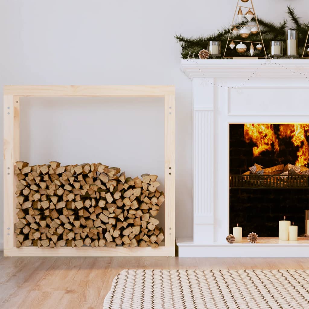 vidaXL Firewood Rack 41x25x100 cm Solid Pine