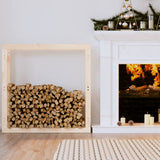 vidaXL Firewood Rack 41x25x100 cm Solid Pine