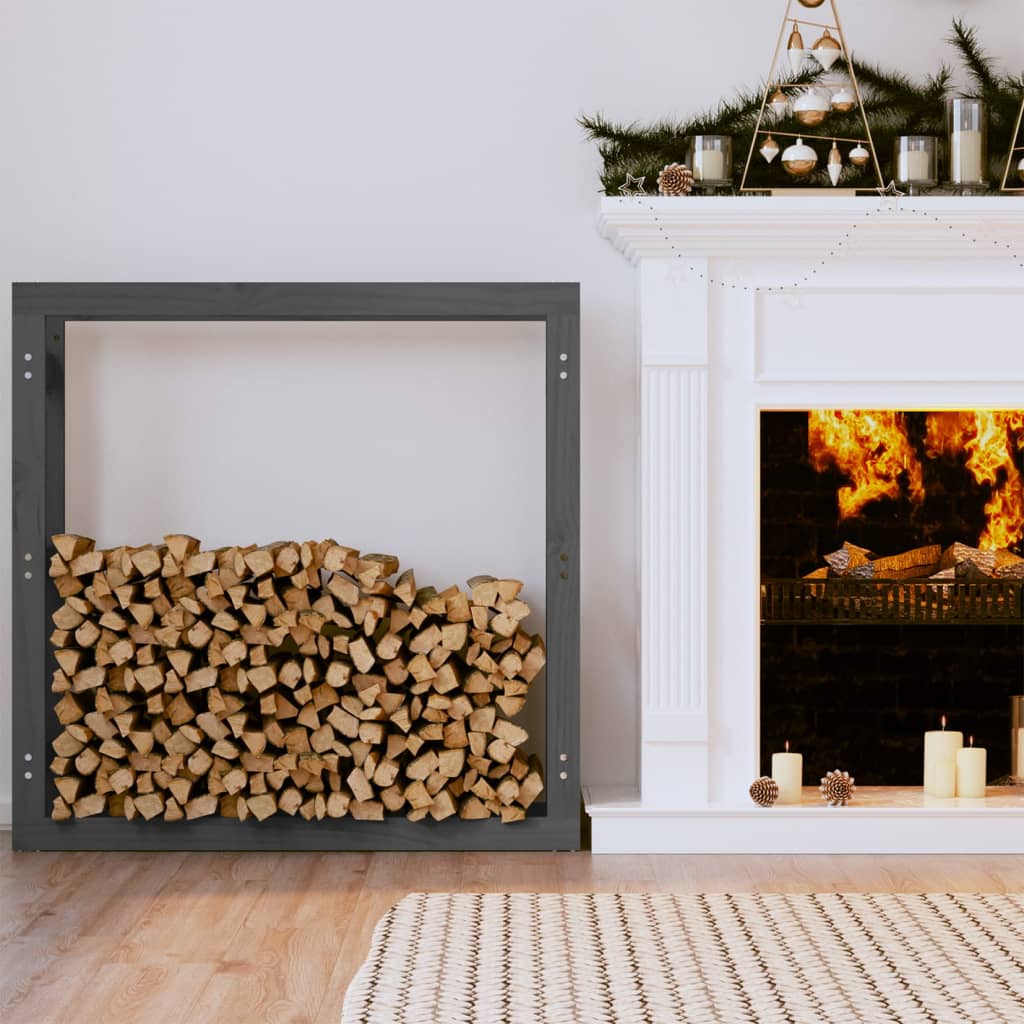 vidaXL Firewood Rack 41x25x100 cm Solid Pine
