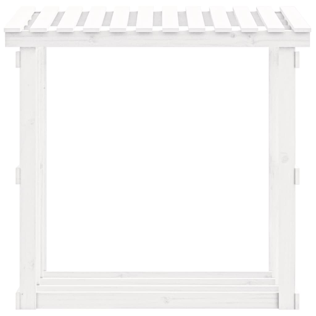 vidaXL Haardhoutrek 108x64,5x109 cm massief grenenhout
