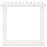 vidaXL Haardhoutrek 108x64,5x109 cm massief grenenhout